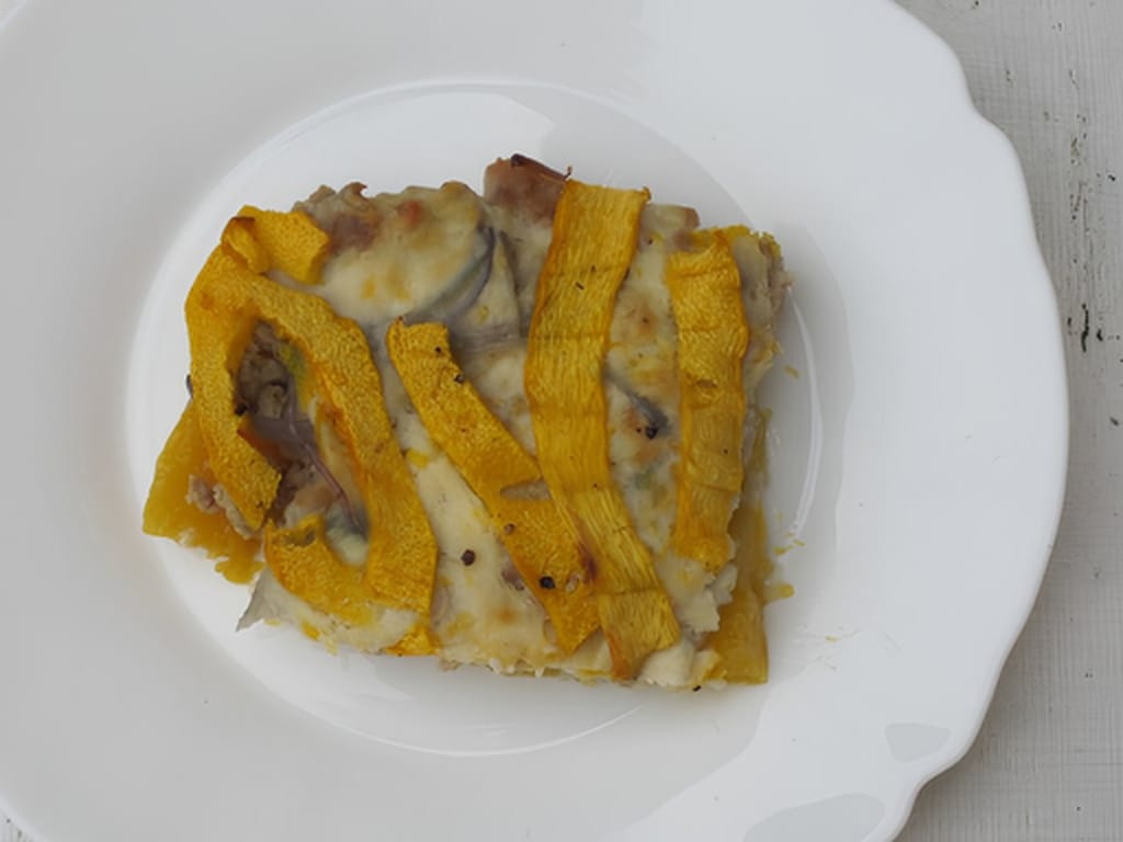 Baked Pumpkin with Ground Meat