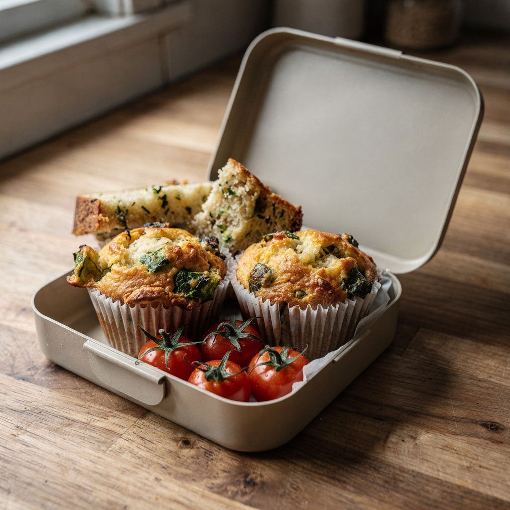 Muffiny do svačinové krabičky: slané, sladké i chlebíčky z formy