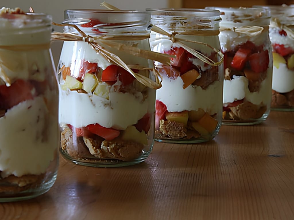 Mascarpone and Seasonal Fruit Dessert