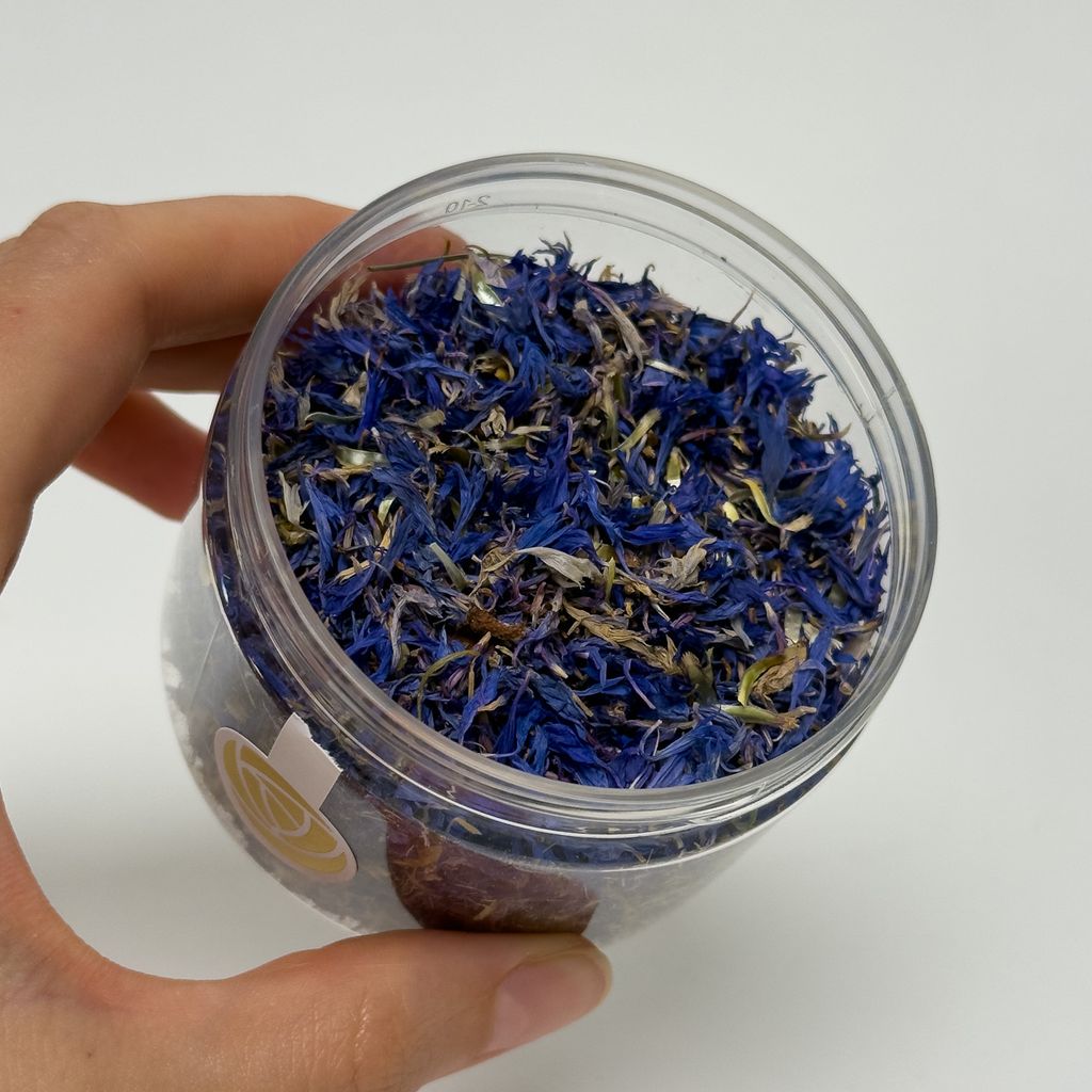 Dried Cornflower Petals – Blue