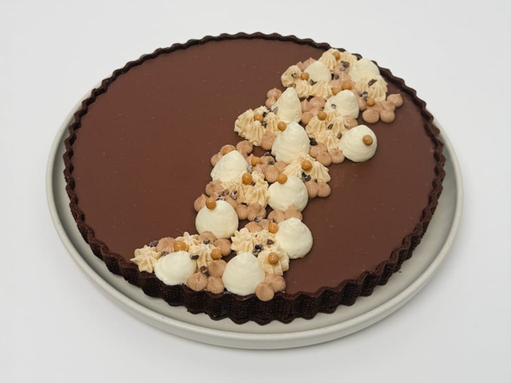 Chocolate Tart with Salted Caramel