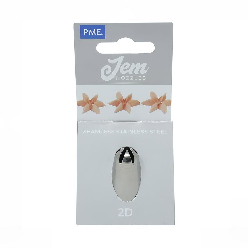 JEM Piping Tip – Drop Flower #2D (Full Flowers & Rosettes)