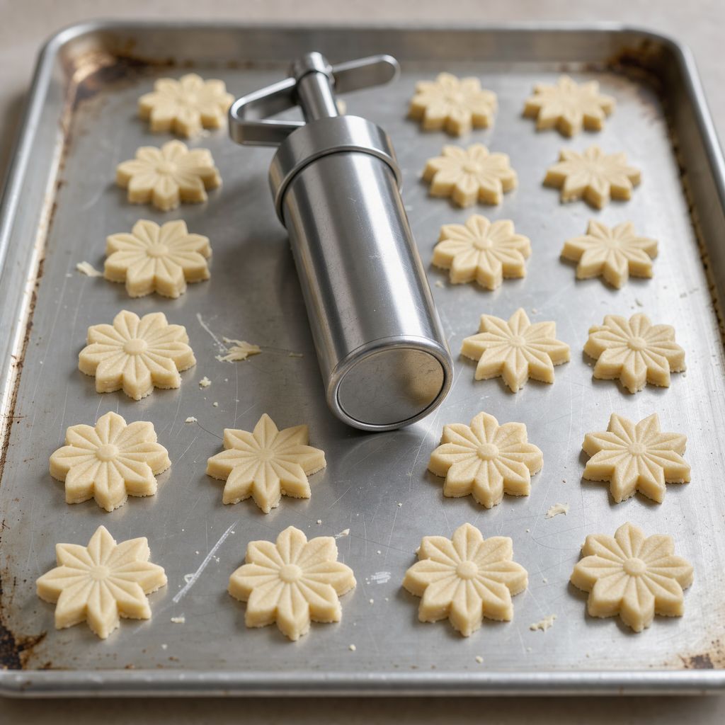 Spritz Cookie Dough for a Cookie Press: The Right Consistency to Press Cleanly and Hold the Pattern