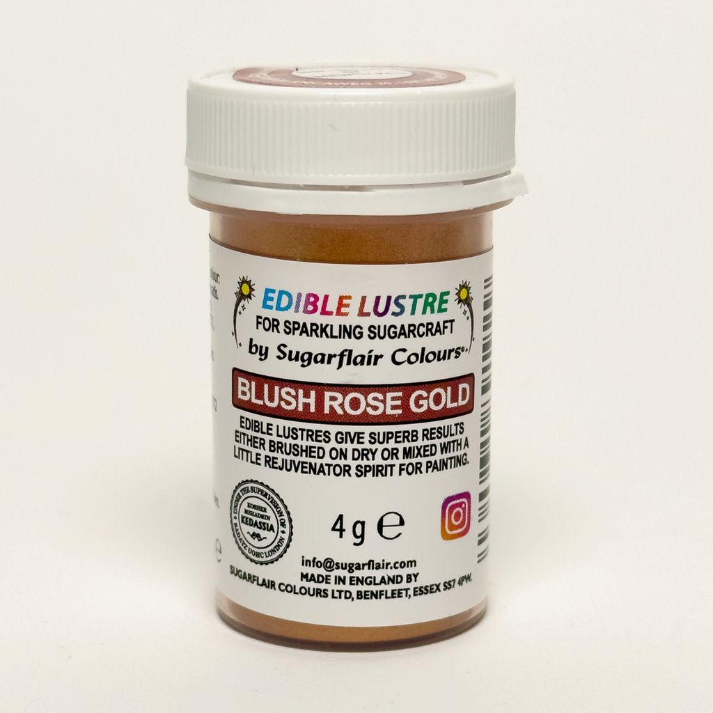 Shimmering Edible Powder - Rose Gold