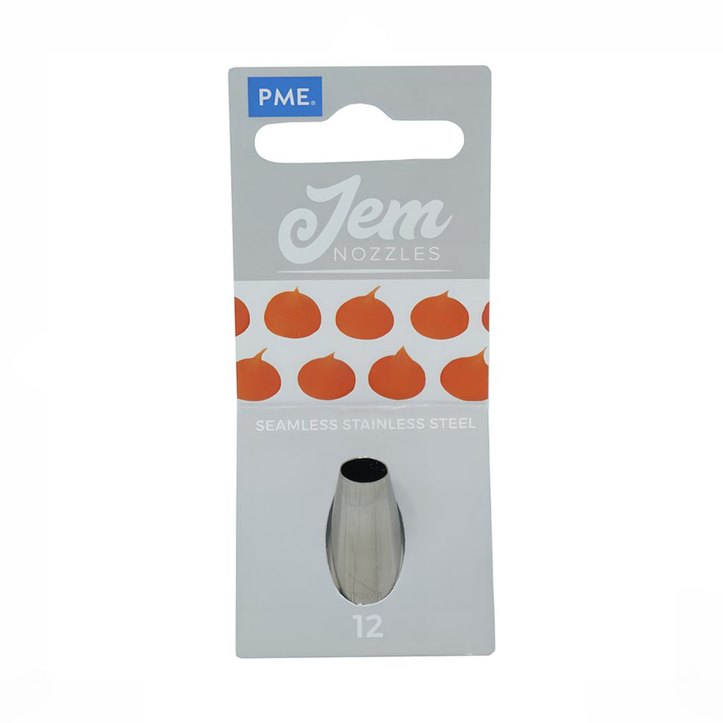 JEM Decorating Tip – Round #12 (Lettering, Dots, Pearls)