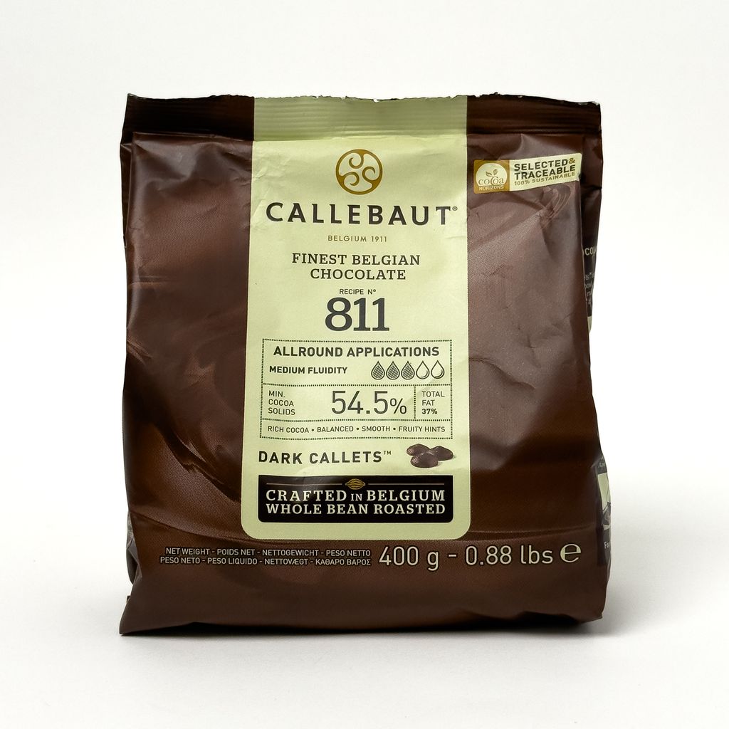 Hořká čokoláda v peckách Callebaut (811) 400g