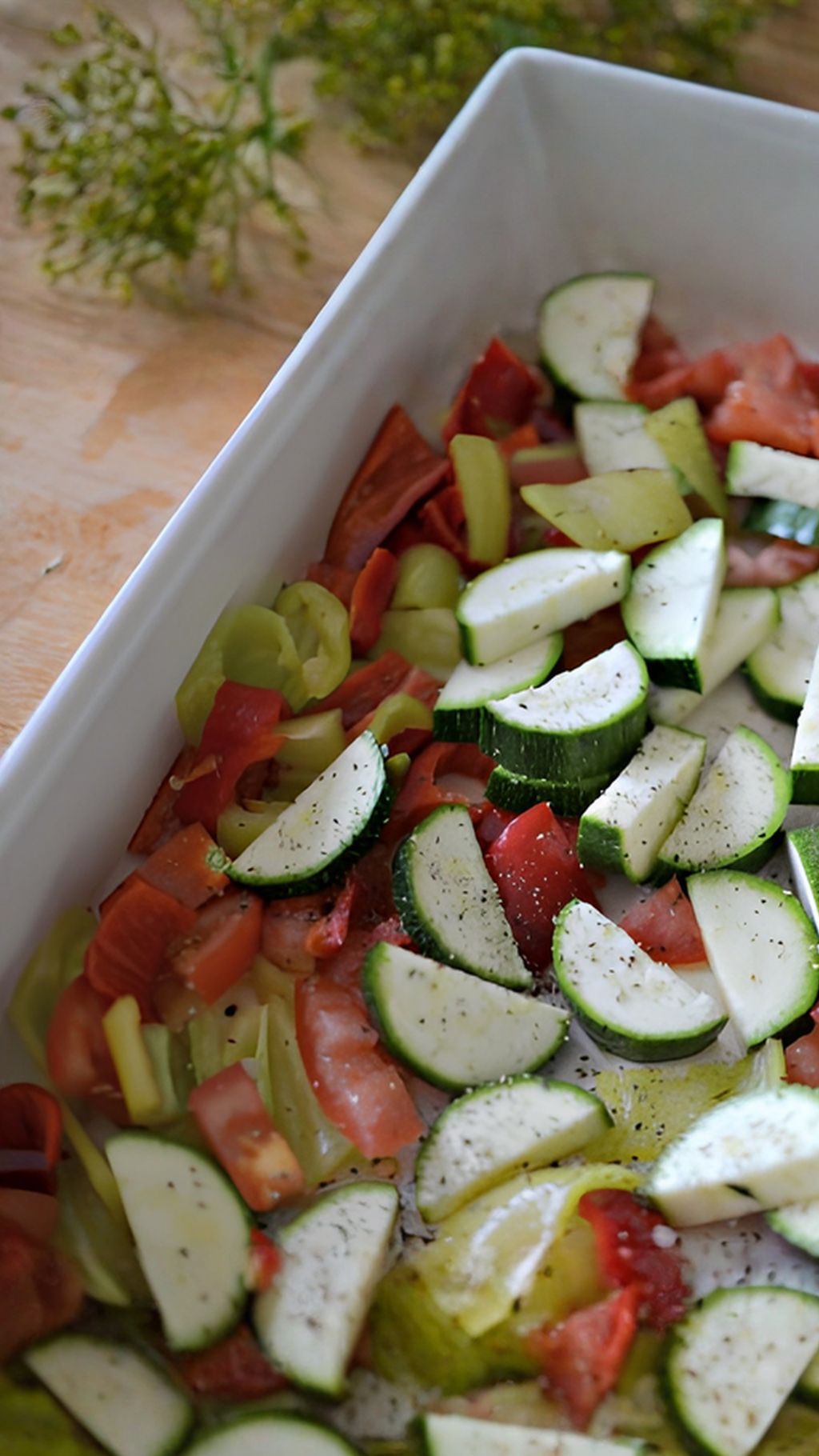 Chop the vegetables