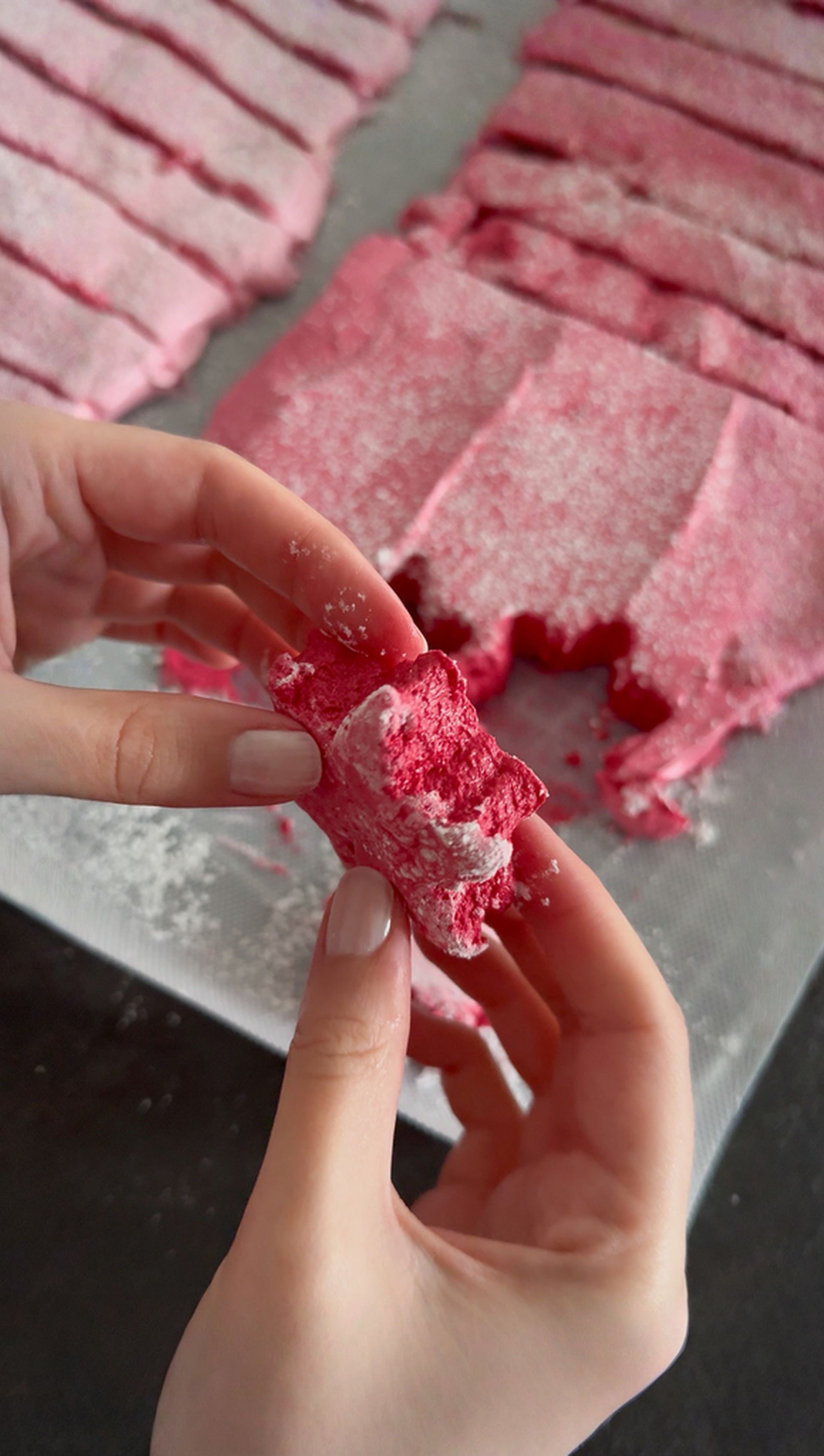 Nadýchané domácí třešňové marshmallows