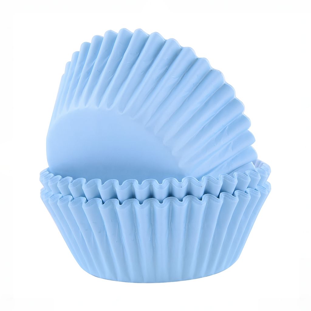 PME Paper Cupcake Cases – Light Blue (60 pcs)