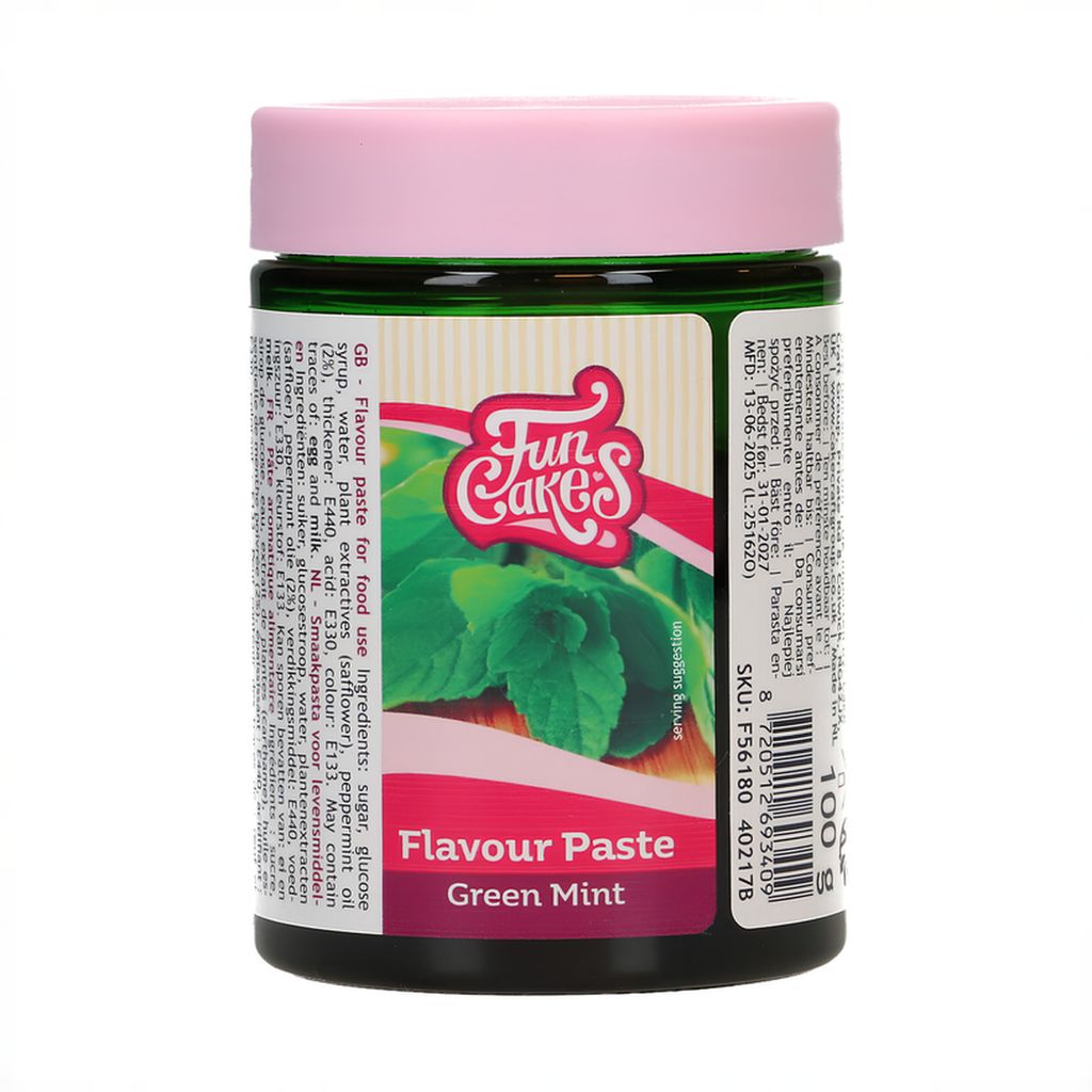 FunCakes Mint Flavouring Paste for Creams and Batters (100 g)
