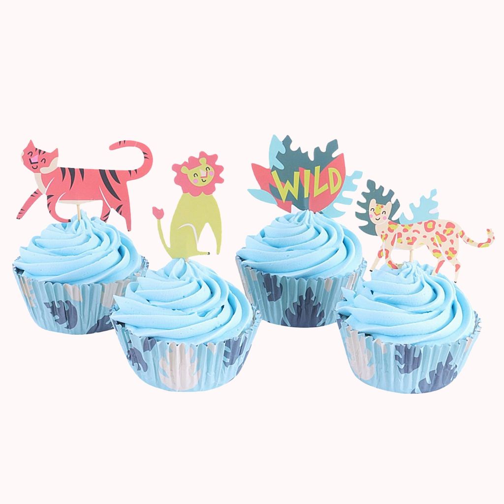 Safari zvířátka sada na cupcaky