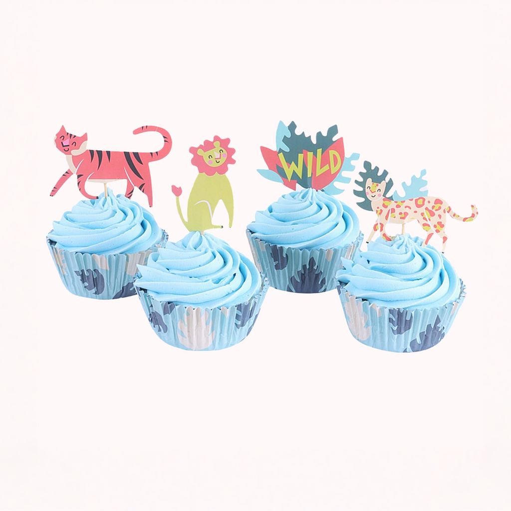 Safari zvířátka sada na cupcaky