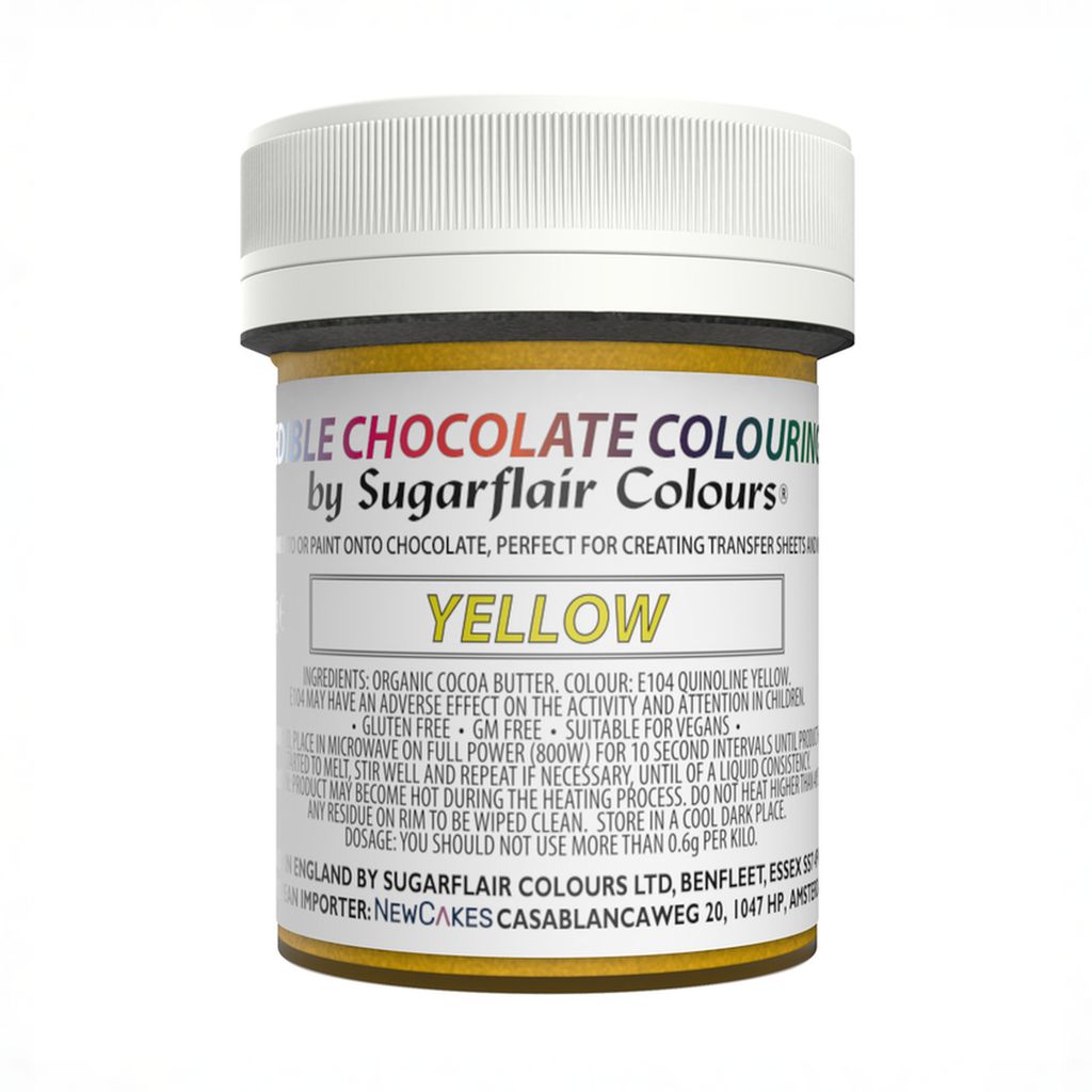 Sugarflair Oil-Based Chocolate Colour – Yellow (35 g)