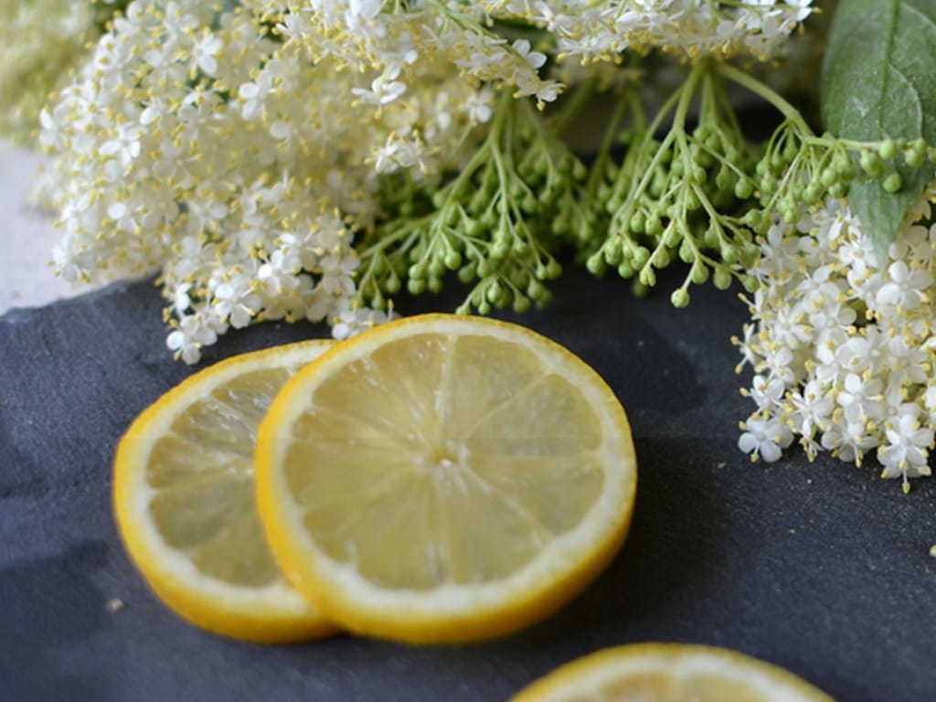 Tastes great and does you good: elderflower syrup