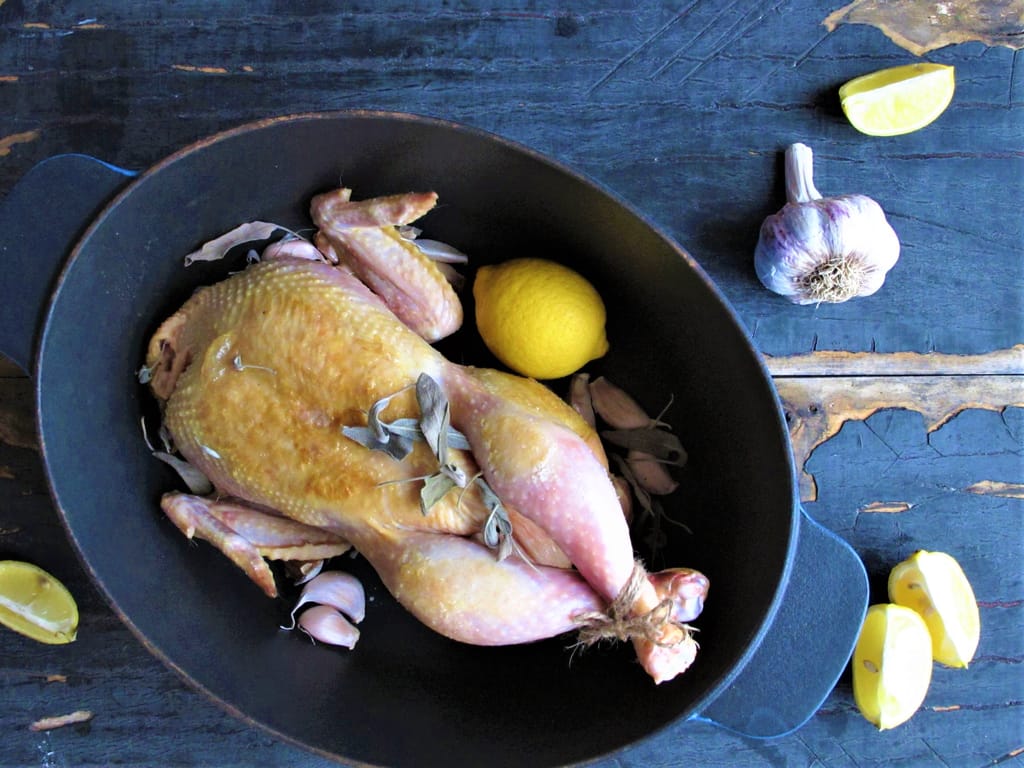 Jamie Oliver's Chicken in Milk with Lemon and Sage