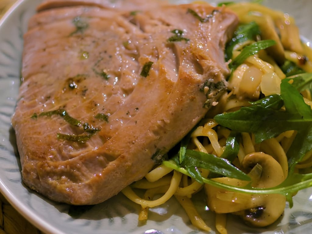 Mint Tuna with Gluten-Free Pasta