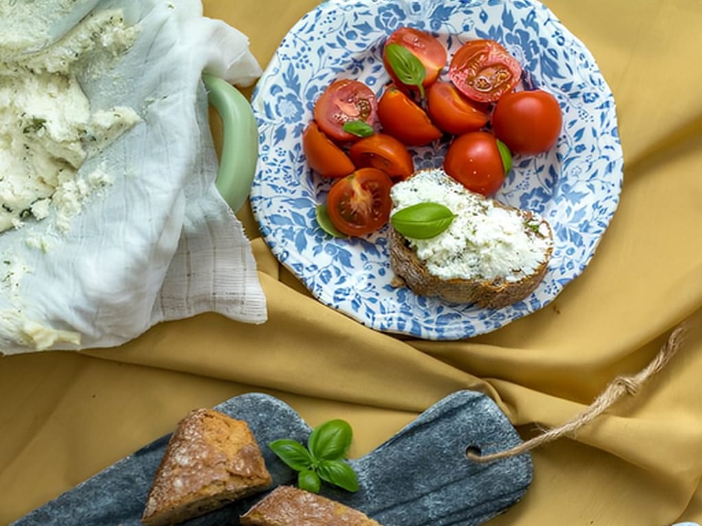 Homemade Herb Cheese from Just Two Ingredients