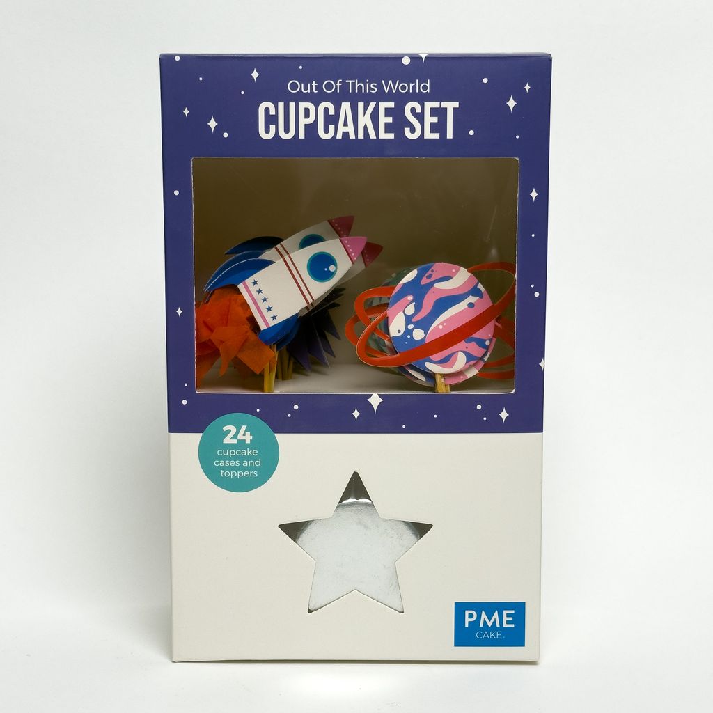 Vesmírná sada na cupcaky