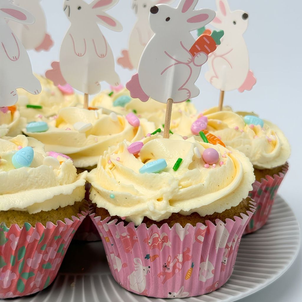 Easter Cupcake Case Set: Bunnies